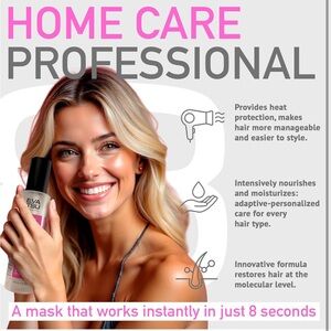 8-Second Hydrating Hair Mask Spray - Rinse-Out Treatment | with Keratin